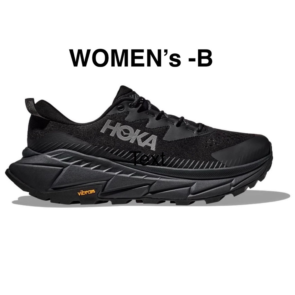 Hoka one one skyline Women's-B Black Sneaker, hiking Athletic Shoes